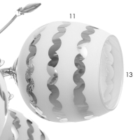 Люстра "Вивиан" 5х40Вт Е27 Хром МОДЕЛЬ: 2612358 Люстра "Вивиан" 5х40Вт Е27 Хром МОДЕЛЬ: 2612358