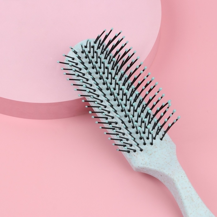 Расчёска массажная, 3,3 &times; 20,5 см, цвет МИКС