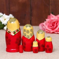 Матрёшка "Семёновская", 6 кукольная, высшая категория