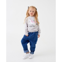 Свитшот для девочки KAFTAN "Unicorn", размер 34 (122-128) Свитшот для девочки KAFTAN "Unicorn", размер 34 (122-128)