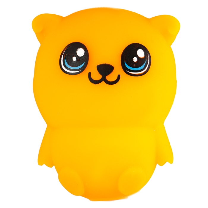 Антистресс сквиш мялка &laquo;Мишка&raquo;,с пастой, в пакете