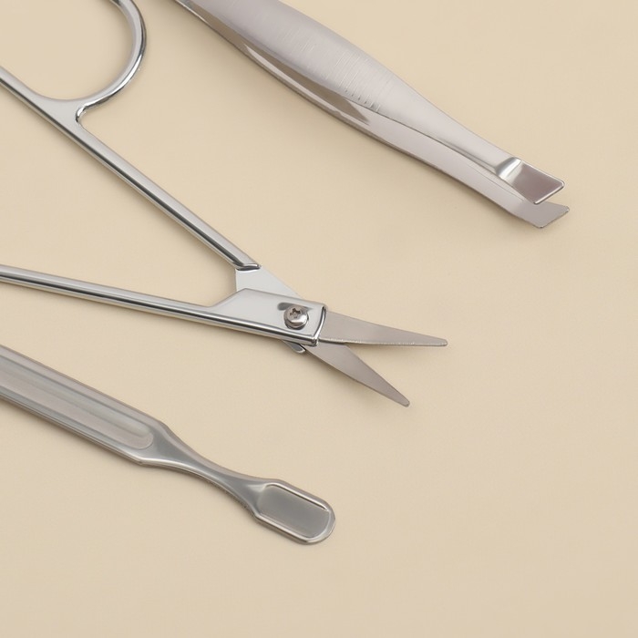 Набор маникюрный «Juice», 7 предметов, в футляре, цвет МИКС Набор маникюрный «Juice», 7 предметов, в футляре, цвет МИКС