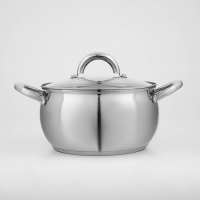 Кастрюля из нержавеющей стали Доляна &laquo;Гиперион&raquo;, 3,5 л, d=20 см, с крышкой