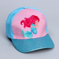 Кепка детская для девочки Miracle, цвет голубой, р-р. 52-54 Кепка детская для девочки Miracle, цвет голубой, р-р. 52-54