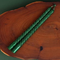 Новогодние витые свечи с декором &laquo;С Новым годом!&raquo;, на Новый Год, набор