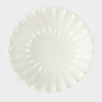 Подставка для тортов и десертов фарфоровая Magistro &laquo;Цветок&raquo;, d=25 см