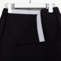 Полотенце банное Этель &laquo;Килт&raquo; с карманом 60*140 см. цв. черный, 100% хл, вафля 240 г/м2