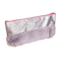 Пенал школьный на молнии "Блеск", МИКС