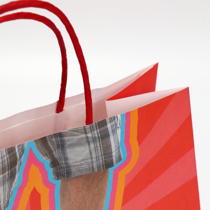 Пакет подарочный, упаковка, &laquo;Герой&raquo;, 22 х 22 х 11 см