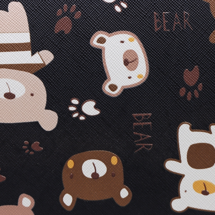 Сумка-переноска каркасная Сумка-переноска каркасная "Медвежонки", размер M, 40 х 21 х 27 см, чёрный