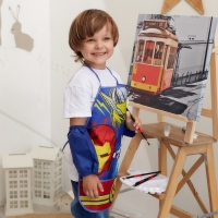 Фартук с нарукавниками детский &laquo;Команда Мстители&raquo;, 49х39 см