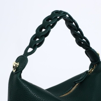 Сумка-багет на молнии, цвет зелёный Сумка-багет на молнии, цвет зелёный