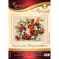 Набор для вышивания крестом &laquo;Букет полевых&raquo; 27х21 см