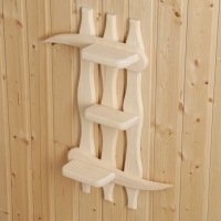 Полка "Бамбук", липа, 37,5х58х10 см Полка "Бамбук", липа, 37,5х58х10 см