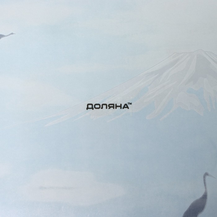 Набор для суши из стекла Доляна &laquo;Журавль&raquo;, 3 предмета: соусники 8&times;2 см, 8&times;6 см, подставка 25&times;15&times;2 см