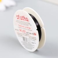 Проволока для бисера "Zlatka" 0,25 мм, 10 м &plusmn; 0.5 м №06, чёрный