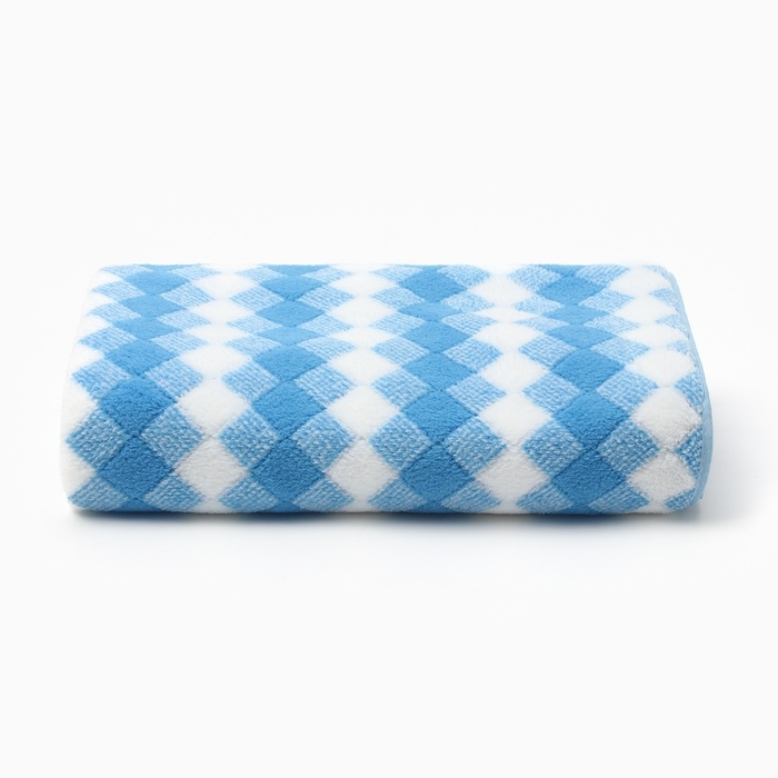 Полотенце банное Этель Полотенце банное Этель "Градиент", цв. голубой, 70х140 см, 100% п/э, 240 г/м2