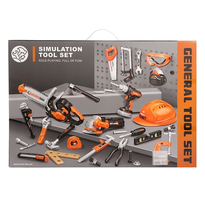 Набор инструментов &laquo;Мастер&raquo;, звуковые эффекты, работает от батареек, 31 предмет