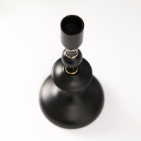 Подсвечник металл на 1 свечу d=2 см "Ирада" 9х9х19,5 см