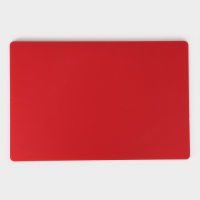 Доска профессиональная разделочная Доляна, 60&times;40&times;1,8 см, цвет красный