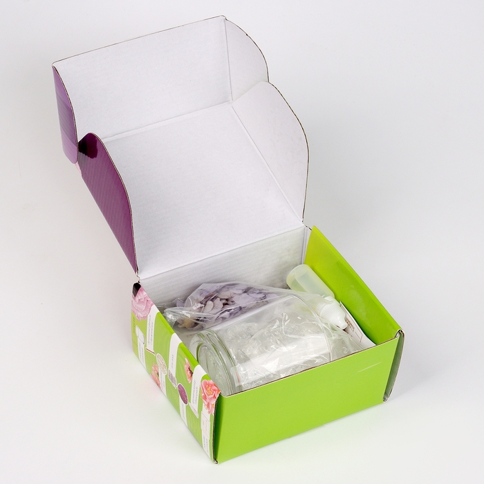 Свеча своими руками. Создание ароматической свечи с сухоцветами &laquo;Виноград&raquo;, набор для творчества