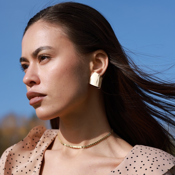 Чокер &laquo;Античность&raquo; диск, цвет золото, L=37 см