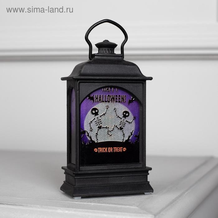 Светодиодная фигура &laquo;Фонарь с замком&raquo; 6 &times; 13 &times; 4 см, пластик, батарейки AG13х3 (нет в комплекте), свечение тёплое белое