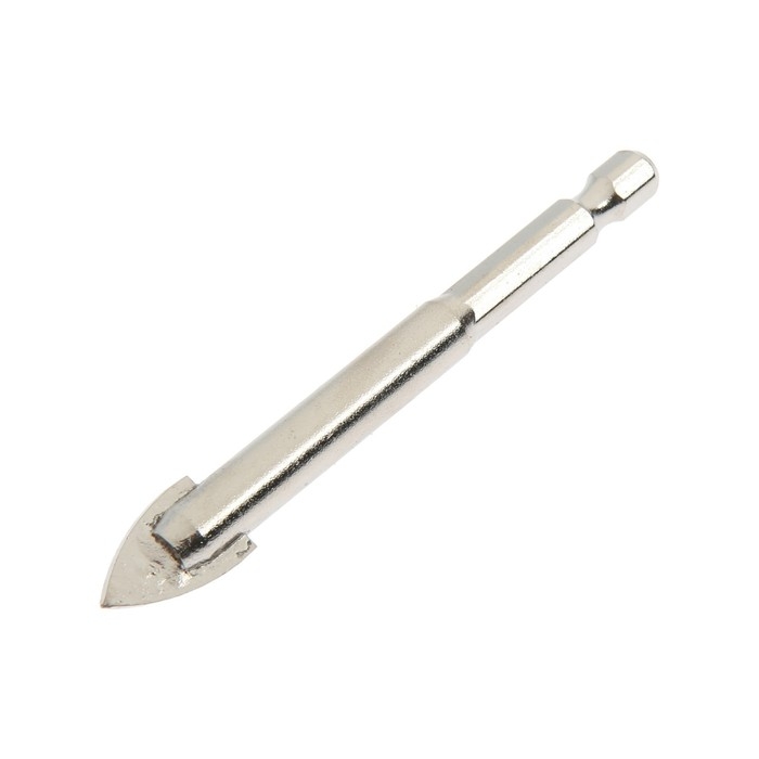 Сверло по керамике твердосплавное ТУНДРА, шестигранный хвостовик, 12 мм