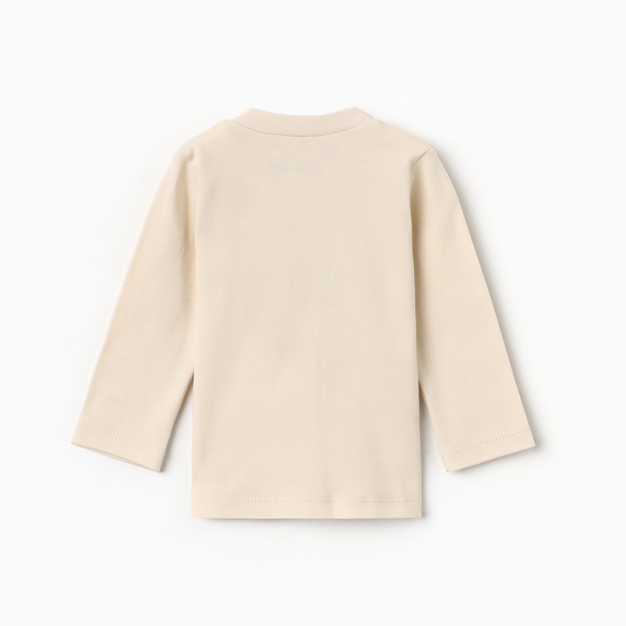 Футболка с дл. рукавом Крошка Я Oranges  р. 62-68, молочный