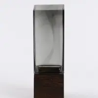 Ваза &laquo;Данте&raquo;, 25&times;8 см, стекло, серая