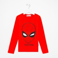 Футболка с длинным рукавом MARVEL "Spider man", рост 122-128 (34), красный