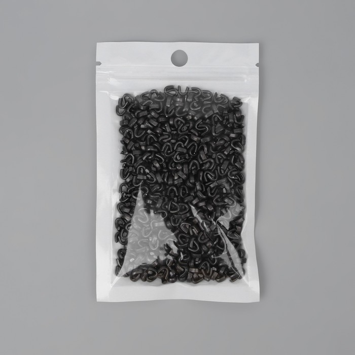 Верхний ограничитель для молнии, металлический, №5, 1000 ± 20 шт, цвет чёрный никель Верхний ограничитель для молнии, металлический, №5, 1000 ± 20 шт, цвет чёрный никель