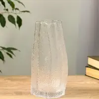 Ваза стекло настольная "Дженис" 25х12х8 см, прозрачный