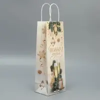 Пакет под бутылку &laquo;Шампанское&raquo;, 13 x 36 x 10 см