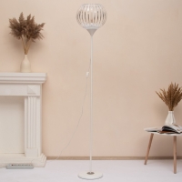 Торшер "Лаура" 1х15Вт Е27 белый 31х31х178см Торшер "Лаура" 1х15Вт Е27 белый 31х31х178см