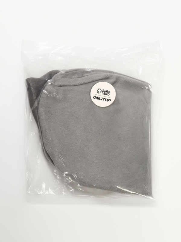 Подушка-воротник надувная 31*31см серый накл OT