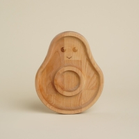 Менажница детская из берёзы Sima-Land Home Avocado, 20&times;16,5&times;1,8 см