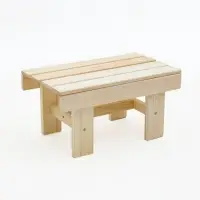 Лавка деревянная из липы "Добропаровъ" 60х30х30 см, для бани