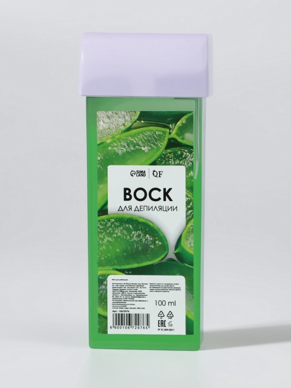 Воск для депиляции в картридже Алоэ Вера 100мл накл QF Воск для депиляции в картридже Алоэ Вера 100мл накл QF