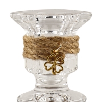 Подсвечник, клевер, 5 х 5,5 см