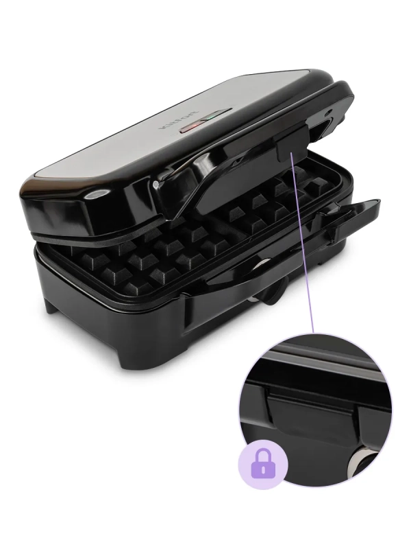 Вафельница электрическая с формами КТ-1674 (3 в 1) - 1200 Вт