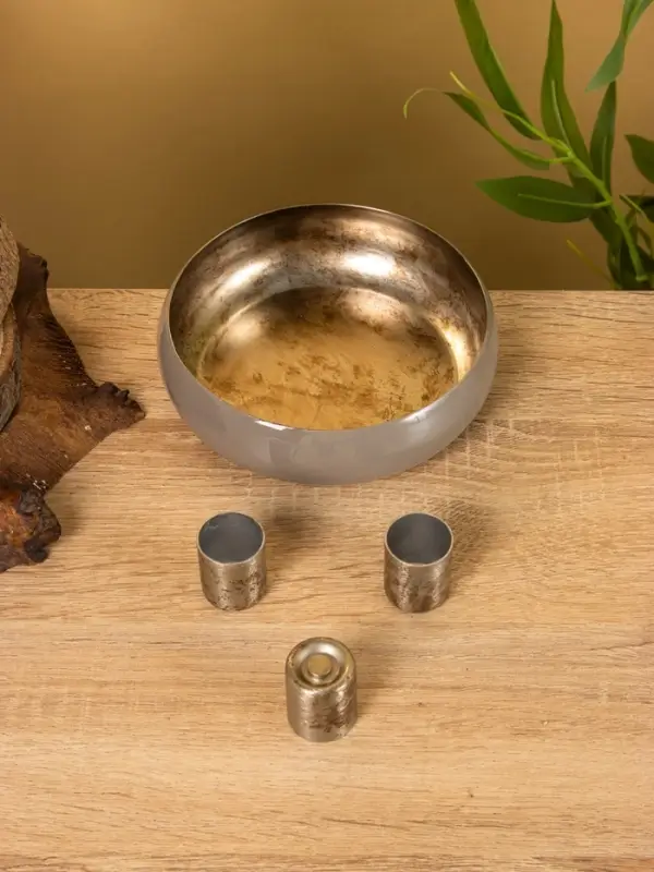 Подсвечник на 3 свечи на магнитах &laquo;Ковентри&raquo;, 13&times;13&times;4 см