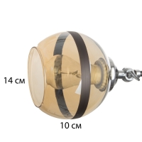 Бра "Ремес" 1хЕ27 40Вт черно-хромовый 24х13х18 см Бра "Ремес" 1хЕ27 40Вт черно-хромовый 24х13х18 см