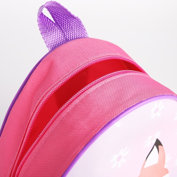 Рюкзак детский для девочки &laquo;Лисёнок&raquo;, 23 х 5 см см, отдел на молнии, цвет красный