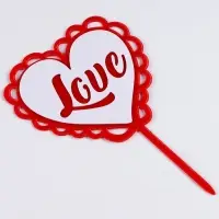 Топпер для торта &laquo;Любовь&raquo;