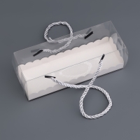 Коробка под рулет, белая 18,5 х 6,5 х 6,5 см. Кондитерская упаковка