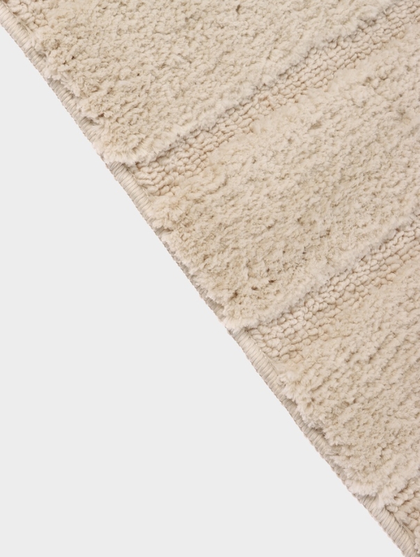 Коврик Savanna, 40&times;60 см, ворс 2 см, микрофибра, бежевый