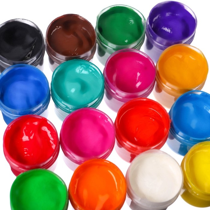 Гуашь 16 цветов по 20 мл Человек-паук