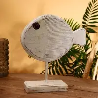 Сувенир "Рыба" албезия 30х9х35 см