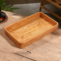 Поднос, 36х23х5 см, ротанг